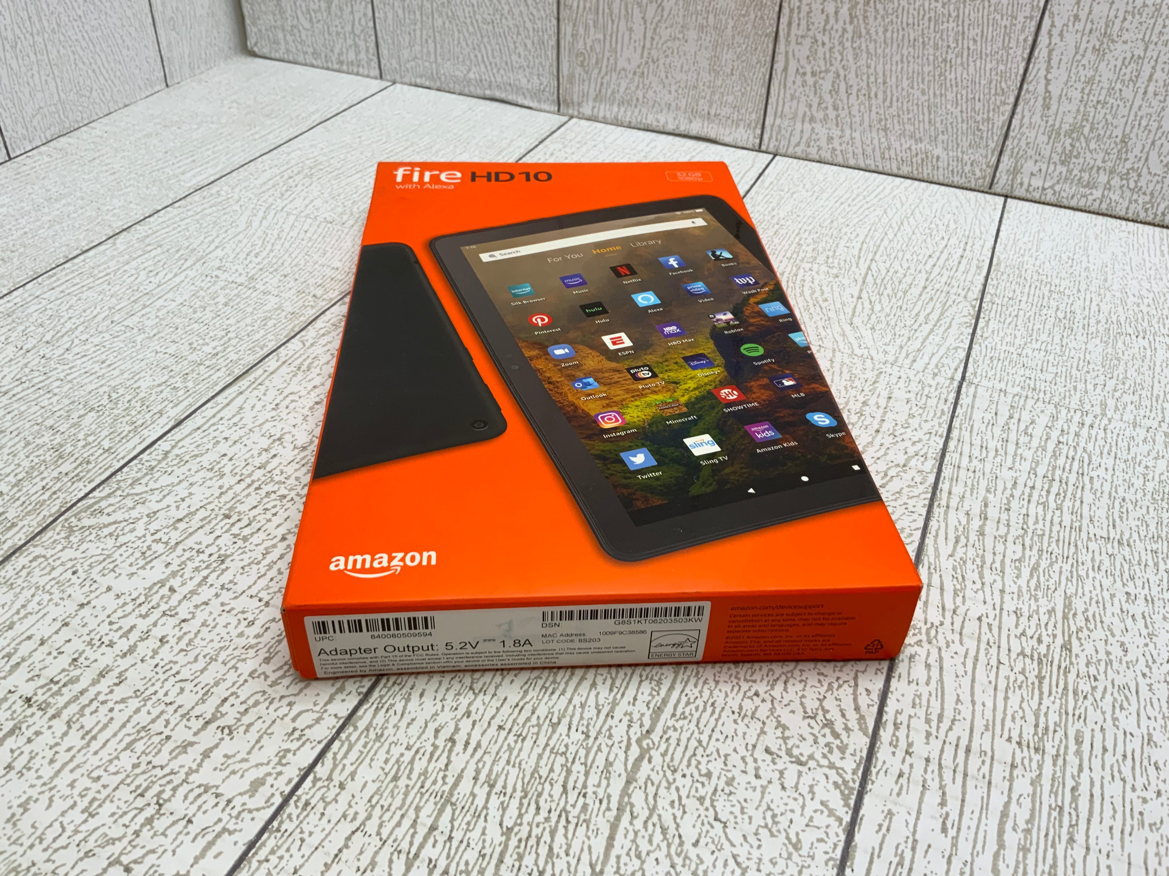 Amazon Fire HD 10 tablet, 10.1", 1080p Full HD, 32 GB (8028728819950)